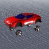 Coche deportivo de juguete